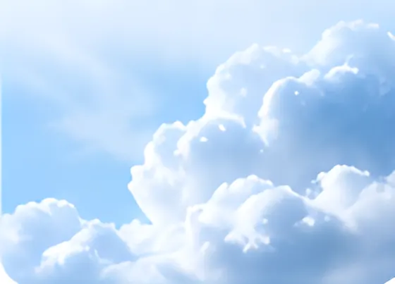 Clouds against a blue sky